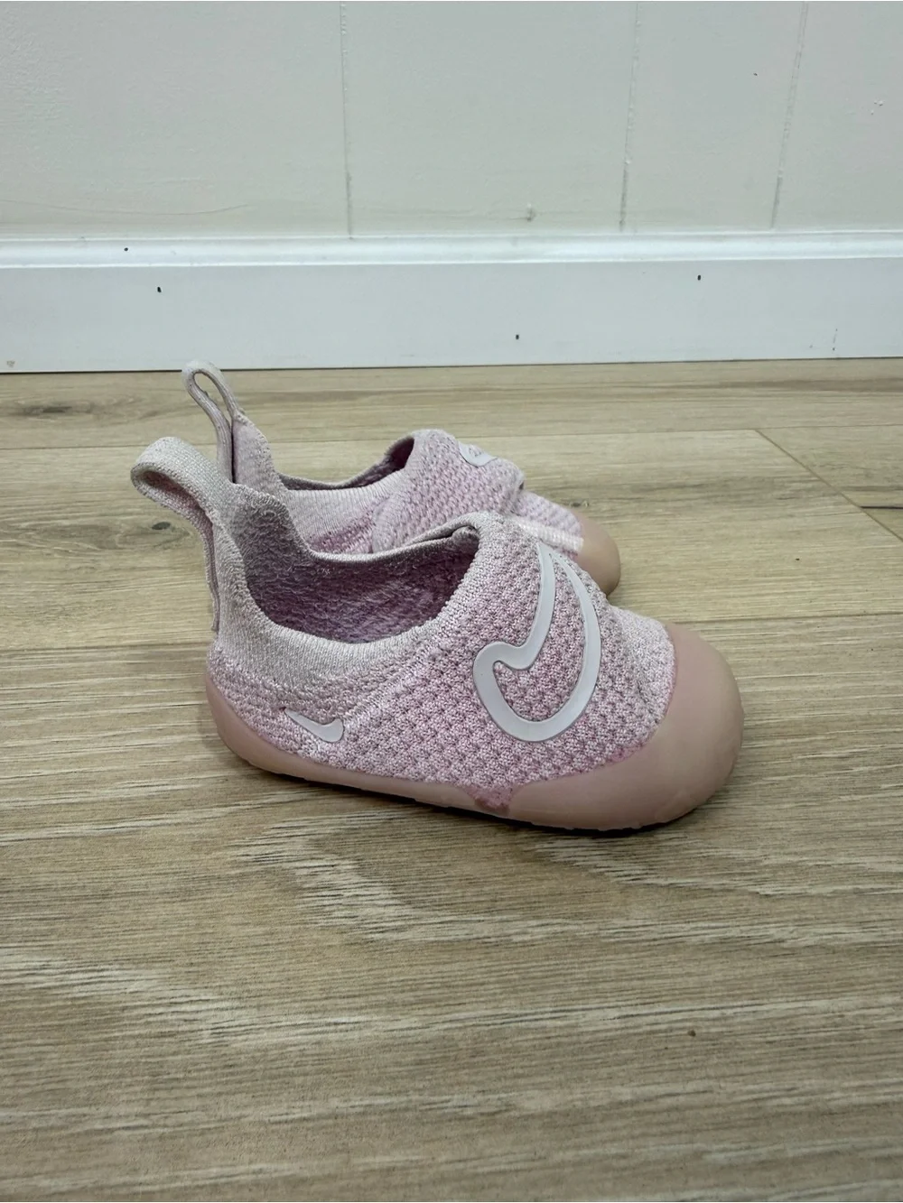Nike Pearl Pink Swoosh 1 Baby Toddler Shoes